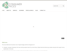 Tablet Screenshot of consumerfaces.com